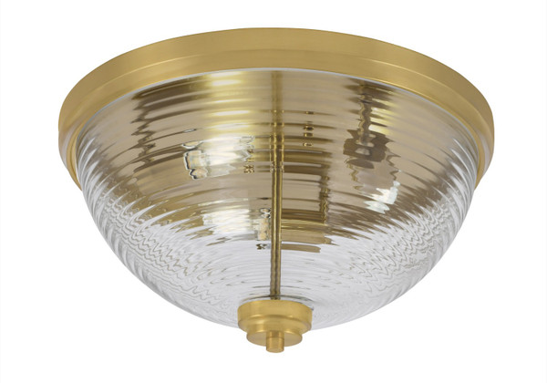 Toltec Lighting - 826-NAB-6 - Three Light Flush Mount - Flush Mounts - New Age Brass