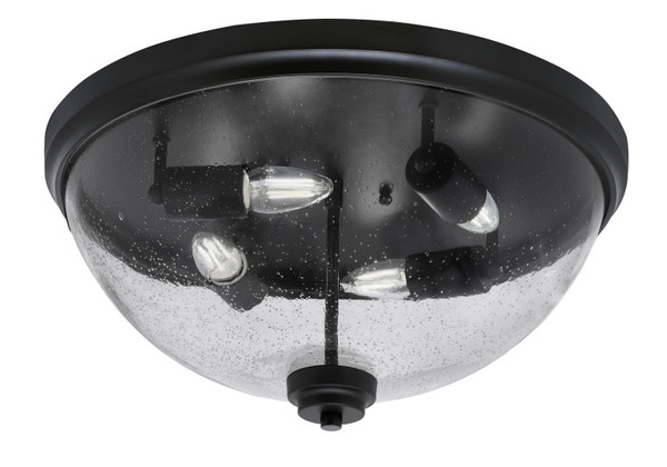 Toltec Lighting - 828-MB-0 - Four Light Flush Mount - Flush Mounts - Matte Black