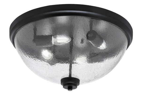 Toltec Lighting - 828-MB-2 - Four Light Flush Mount - Flush Mounts - Matte Black
