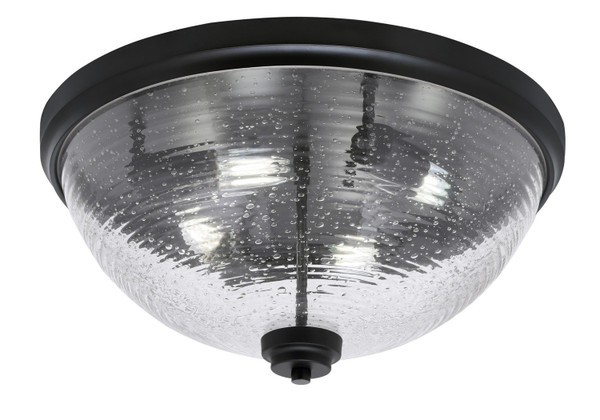 Toltec Lighting - 828-MB-8 - Four Light Flush Mount - Flush Mounts - Matte Black