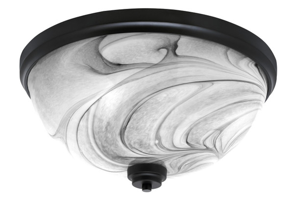Toltec Lighting - 828-MB-9 - Four Light Flush Mount - Flush Mounts - Matte Black