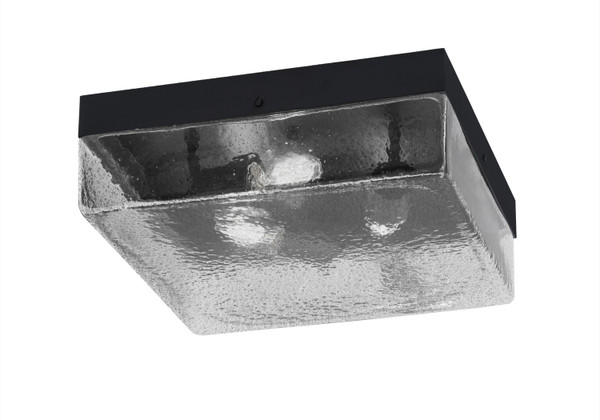 Toltec Lighting - 842-MB-2 - Three Light Flush Mount - Flush Mounts - Matte Black