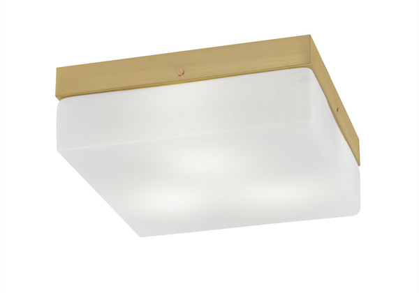 Toltec Lighting - 842-NAB-1 - Three Light Flush Mount - Flush Mounts - New Age Brass