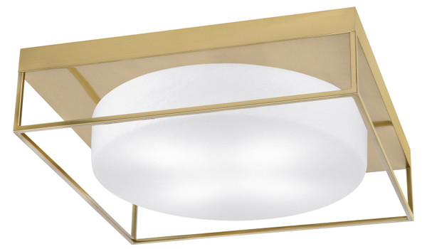 Toltec Lighting - 858-NAB-1 - Four Light Flush Mount - Flush Mounts - New Age Brass
