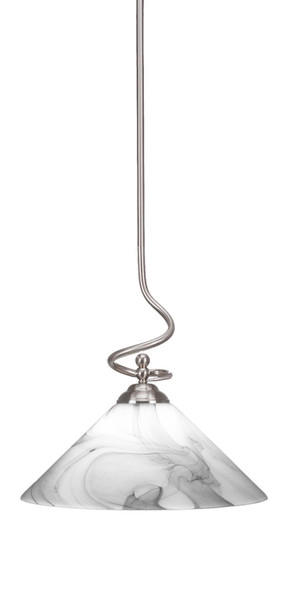 Toltec Lighting - 900-BN-2169 - One Light Pendant - Capri - Brushed Nickel