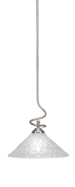 Toltec Lighting - 900-BN-411 - One Light Pendant - Capri - Brushed Nickel