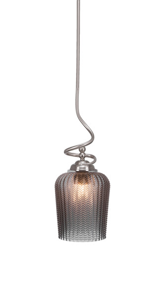 Toltec Lighting - 900-BN-4282 - One Light Pendant - Capri - Brushed Nickel