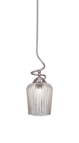 Toltec Lighting - 900-BN-4283 - One Light Pendant - Capri - Brushed Nickel