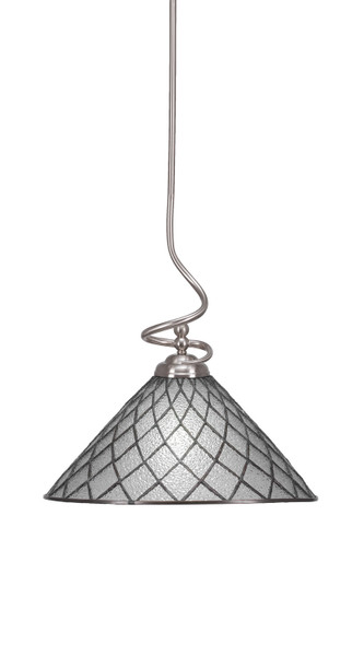 Toltec Lighting - 900-BN-918 - One Light Pendant - Capri - Brushed Nickel