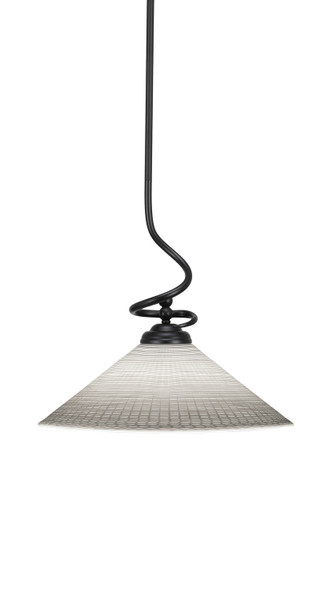 Toltec Lighting - 900-MB-4011 - One Light Pendant - Capri - Matte Black