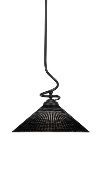 Toltec Lighting - 900-MB-4019 - One Light Pendant - Capri - Matte Black