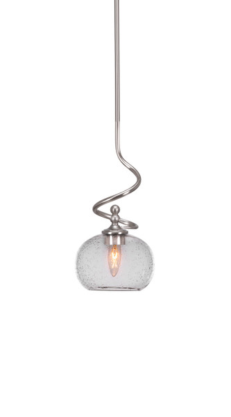 Toltec Lighting - 901-BN-202 - One Light Mini Pendant - Capri - Brushed Nickel