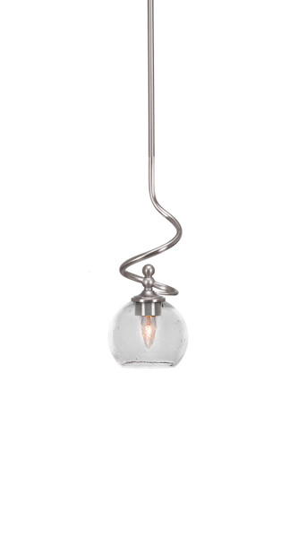 Toltec Lighting - 901-BN-4100 - One Light Mini Pendant - Capri - Brushed Nickel