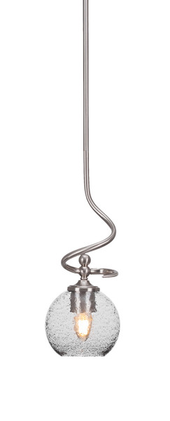 Toltec Lighting - 901-BN-4102 - One Light Mini Pendant - Capri - Brushed Nickel