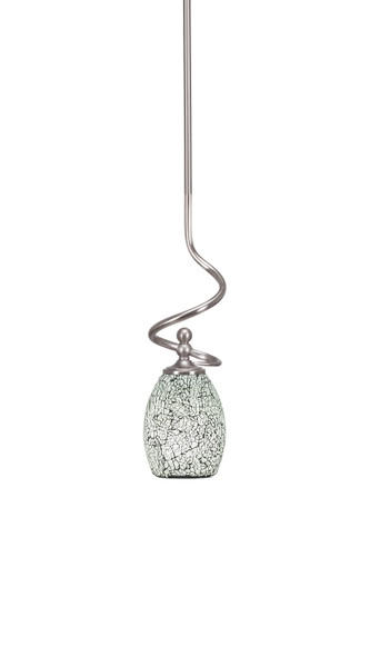 Toltec Lighting - 901-BN-4165 - One Light Mini Pendant - Capri - Brushed Nickel