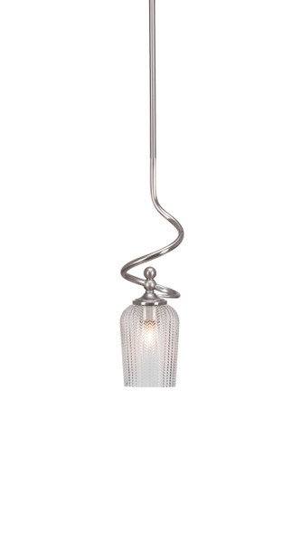 Toltec Lighting - 901-BN-4250 - One Light Mini Pendant - Capri - Brushed Nickel