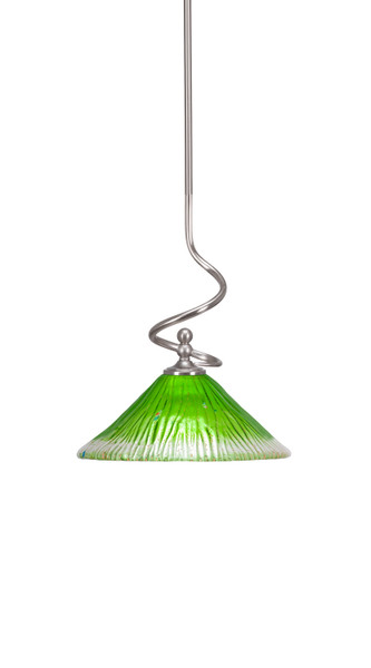 Toltec Lighting - 901-BN-437 - One Light Mini Pendant - Capri - Brushed Nickel