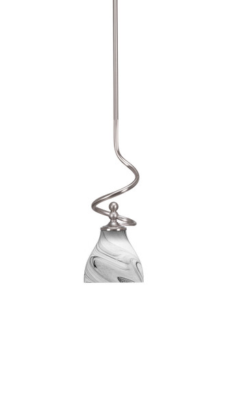 Toltec Lighting - 901-BN-4769 - One Light Mini Pendant - Capri - Brushed Nickel