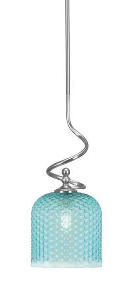 Toltec Lighting - 901-BN-4915 - One Light Mini Pendant - Capri - Brushed Nickel