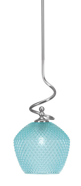 Toltec Lighting - 901-BN-4925 - One Light Mini Pendant - Capri - Brushed Nickel