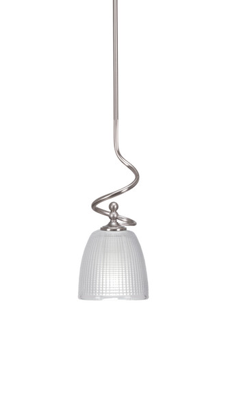 Toltec Lighting - 901-BN-500 - One Light Mini Pendant - Capri - Brushed Nickel