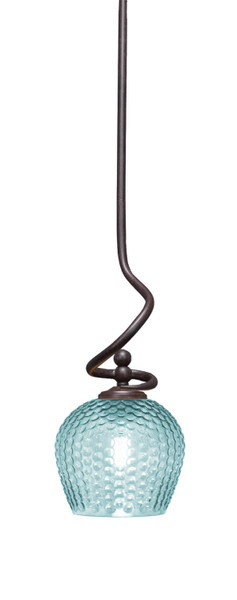 Toltec Lighting - 901-DG-4605 - One Light Mini Pendant - Capri - Dark Granite