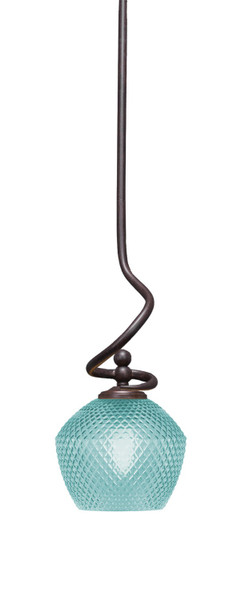 Toltec Lighting - 901-DG-4625 - One Light Mini Pendant - Capri - Dark Granite