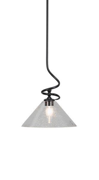 Toltec Lighting - 901-MB-304 - One Light Mini Pendant - Capri - Matte Black