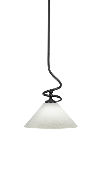 Toltec Lighting - 901-MB-314 - One Light Mini Pendant - Capri - Matte Black