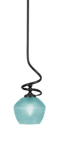 Toltec Lighting - 901-MB-4625 - One Light Mini Pendant - Capri - Matte Black