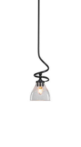 Toltec Lighting - 901-MB-4760 - One Light Mini Pendant - Capri - Matte Black