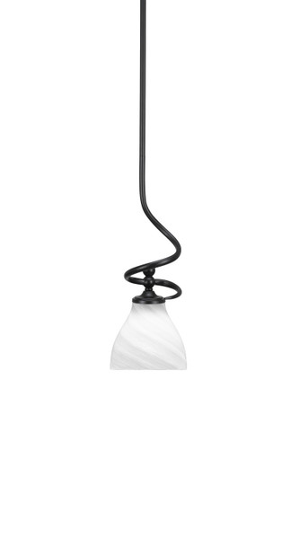 Toltec Lighting - 901-MB-4761 - One Light Mini Pendant - Capri - Matte Black