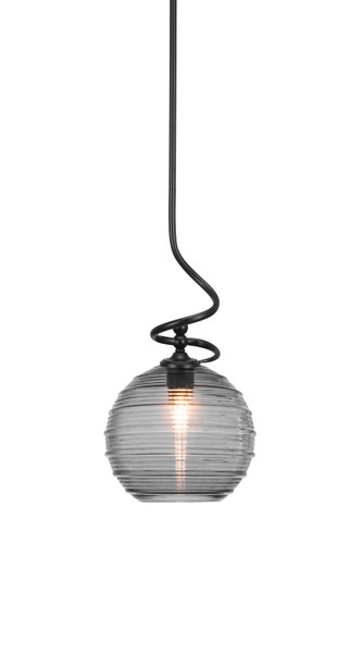 Toltec Lighting - 901-MB-5122 - One Light Mini Pendant - Capri - Matte Black