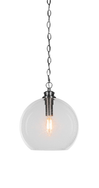 Toltec Lighting - 91-BN-4370 - One Light Pendant - Kimbro - Brushed Nickel