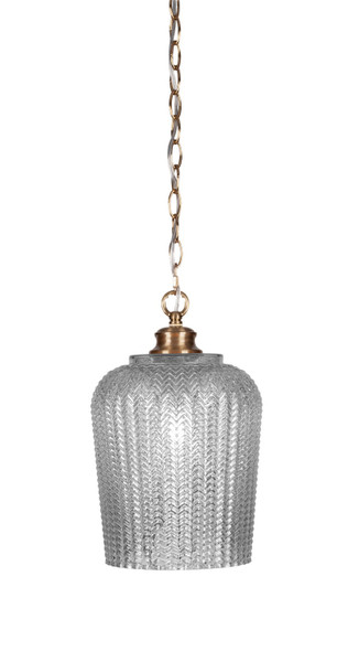 Toltec Lighting - 91-NAB-4283 - One Light Pendant - Cordova - New Age Brass