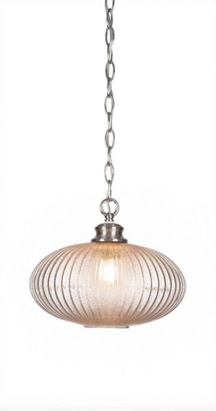 Toltec Lighting - 92-BN-4658 - One Light Pendant - Carina - Brushed Nickel