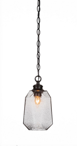 Toltec Lighting - 92-MB-4462 - One Light Pendant - Rocklin - Matte Black
