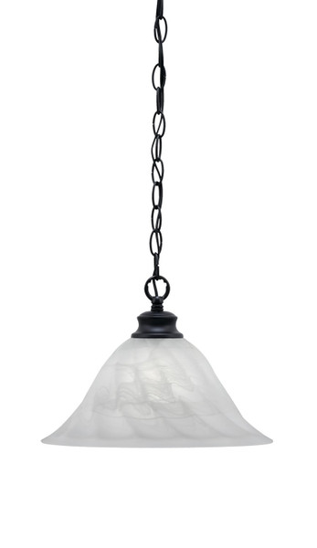 Toltec Lighting - 92-MB-5731 - One Light Pendant - Chain - Matte Black
