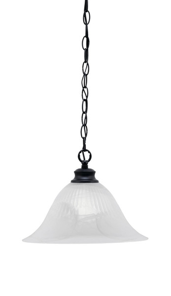Toltec Lighting - 92-MB-5831 - One Light Pendant - Chain - Matte Black