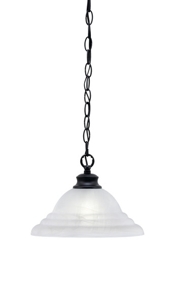 Toltec Lighting - 92-MB-5931 - One Light Pendant - Chain - Matte Black