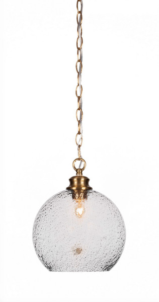 Toltec Lighting - 92-NAB-4352 - One Light Pendant - Kimbro - New Age Brass