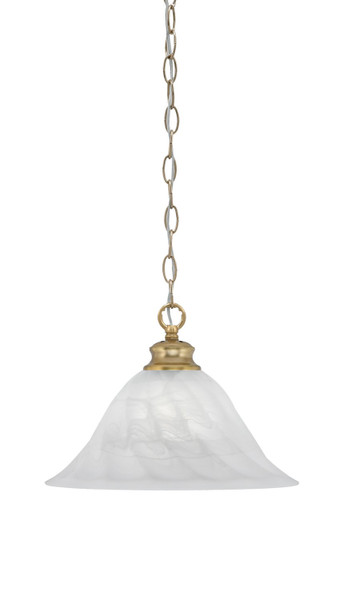 Toltec Lighting - 92-NAB-5731 - One Light Pendant - Chain - New Age Brass