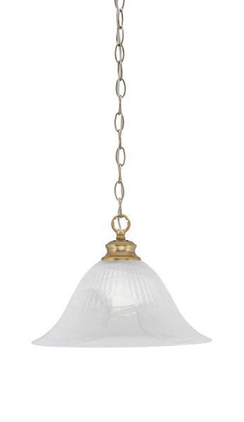 Toltec Lighting - 92-NAB-5831 - One Light Pendant - Chain - New Age Brass