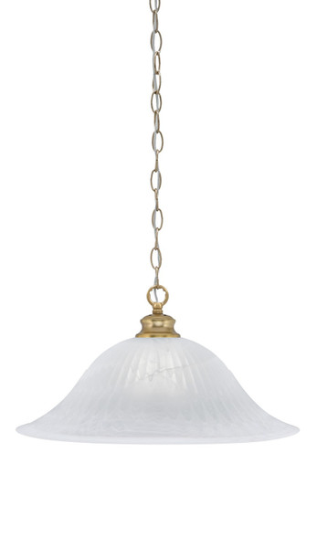 Toltec Lighting - 92-NAB-5881 - One Light Pendant - Chain - New Age Brass