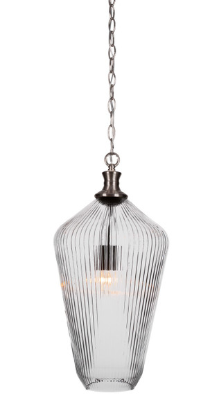 Toltec Lighting - 93-BN-4650 - One Light Pendant - Carina - Brushed Nickel