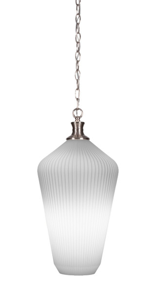 Toltec Lighting - 93-BN-4651 - One Light Pendant - Carina - Brushed Nickel