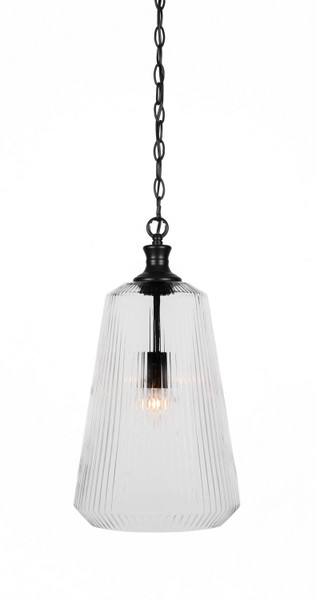Toltec Lighting - 93-MB-4640 - One Light Pendant - Carina - Matte Black