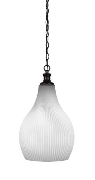 Toltec Lighting - 93-MB-4661 - One Light Pendant - Carina - Matte Black