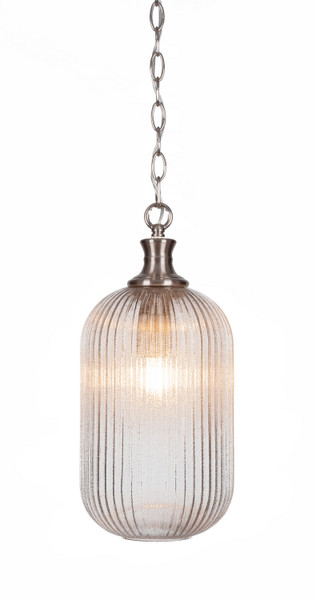 Toltec Lighting - 94-BN-4608 - One Light Pendant - Carina - Brushed Nickel