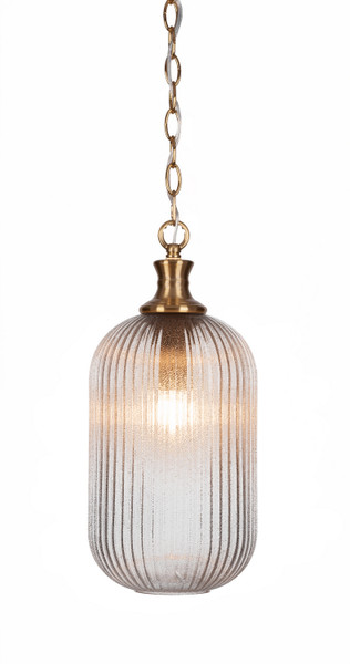 Toltec Lighting - 94-NAB-4608 - One Light Pendant - Carina - New Age Brass